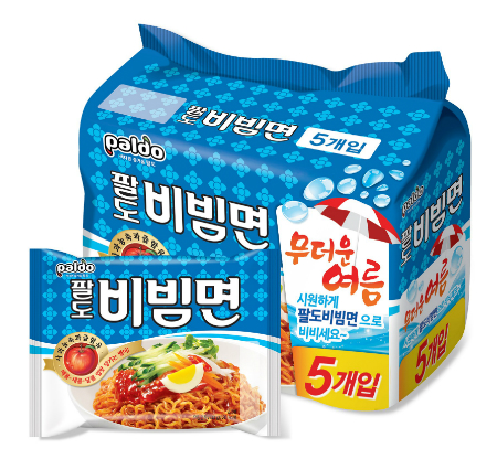 ‘팔도비빔면’, 나트륨 저감ㆍ포장 개선