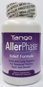 국내 반입차단 대상 원료ㆍ성분으로 신규 지정된 아젤라스틴이 확인된 미국 Tango Advanced Nutrition사의 ‘Aller Phase Relief Formula’. 사진=식약처