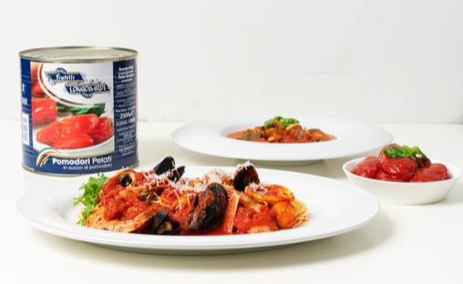 CJ프레시웨이가 국내 시장에 유통하는&nbsp;이탈리아 토마토 가공식품 브랜드 ‘프라텔리 롱고바디(Fratelli Longobardi)’ 제품. 사진=CJ프레시웨이<br>