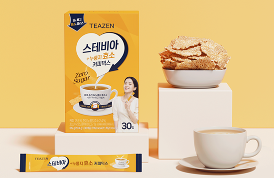 스테비아 누룽지효소 커피믹스<br>