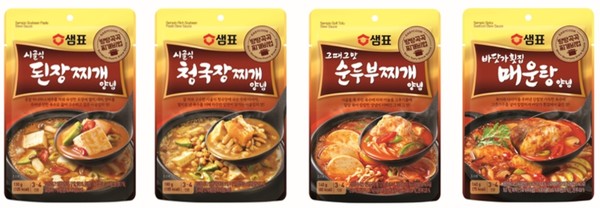 ‘샘표 찌개양념’ 4종<br>