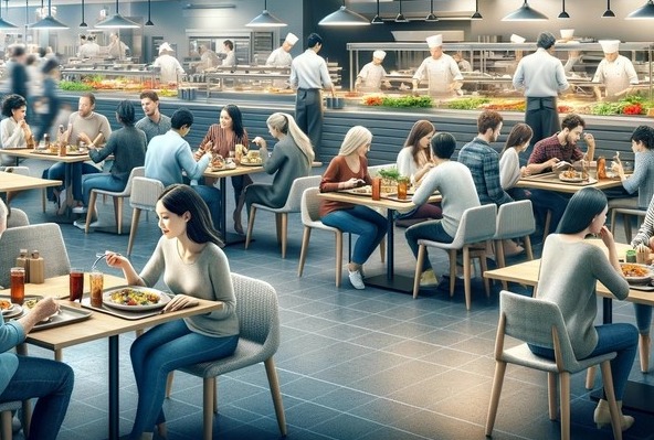 식약처가 23일 입법예고한 식품위생법 시행령ㆍ시행규칙 개정안은&nbsp;식위법 개정(2025.4.1)으로 그간 음식점에만 적용하던 위생등급을 2028년 7월 1일부터 집단급식소(위탁급식영업 포함)도 지정할 수 있게 됨에 따라, 총리령 등 하위법령으로 위임한 사항을 구체적으로 정했다. 이미지=ChatGPT